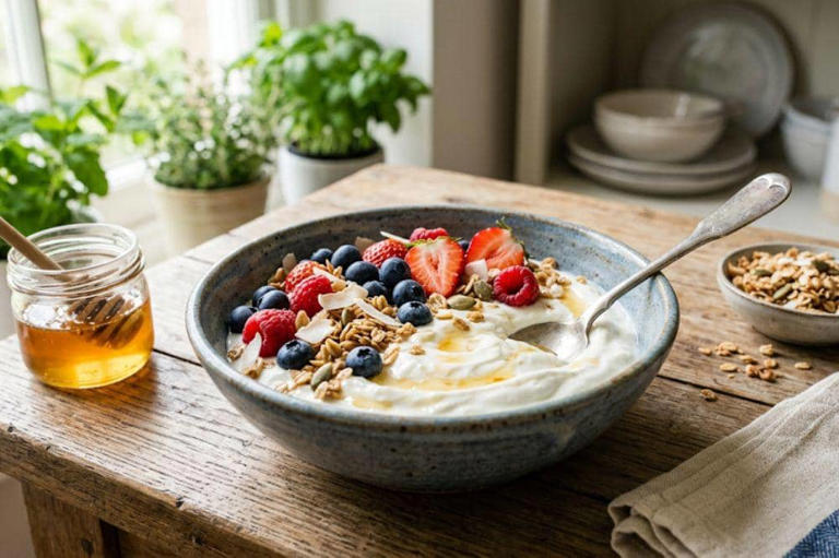 Yogurt Tanpa Gula Dan Buah Segar: Camilan Ringan Bikin Sehat!