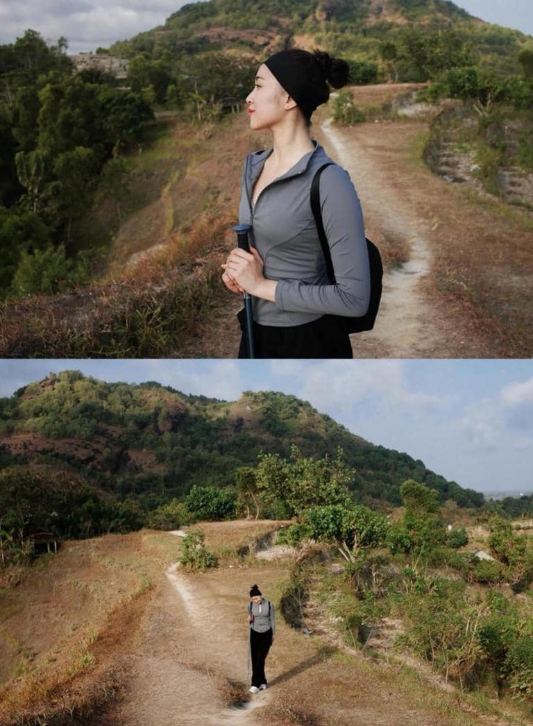 Kalcer Parah! Shani Indira Tampil Stylish, Hiking Di Alam Bebas