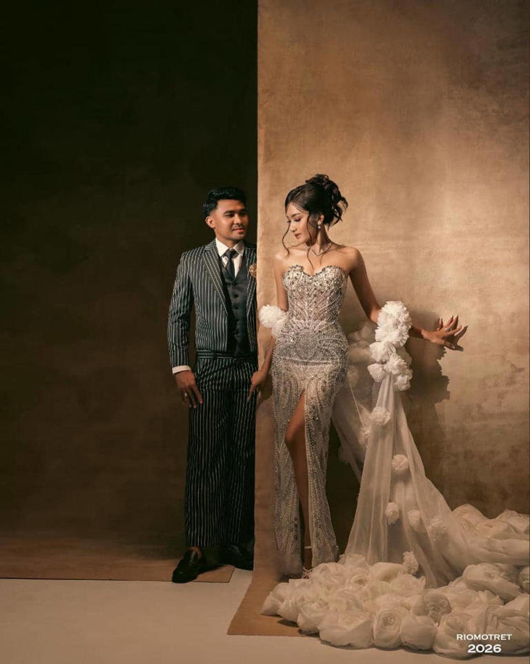Potret Pre-Wedding Asnawi & Yuriska Patricia Jelang Pernikahan